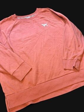 PINK Victoria's Secret Coral Pullover Sweatshirt